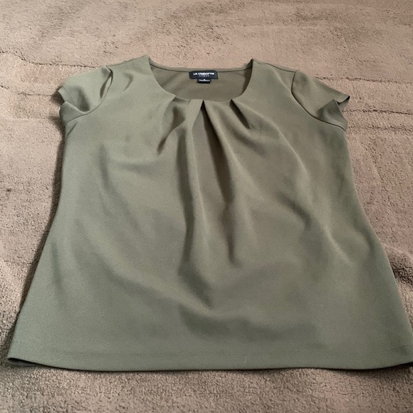 Liz Claiborne Career Cap sleeve top Sz S - Picture 1 of 4